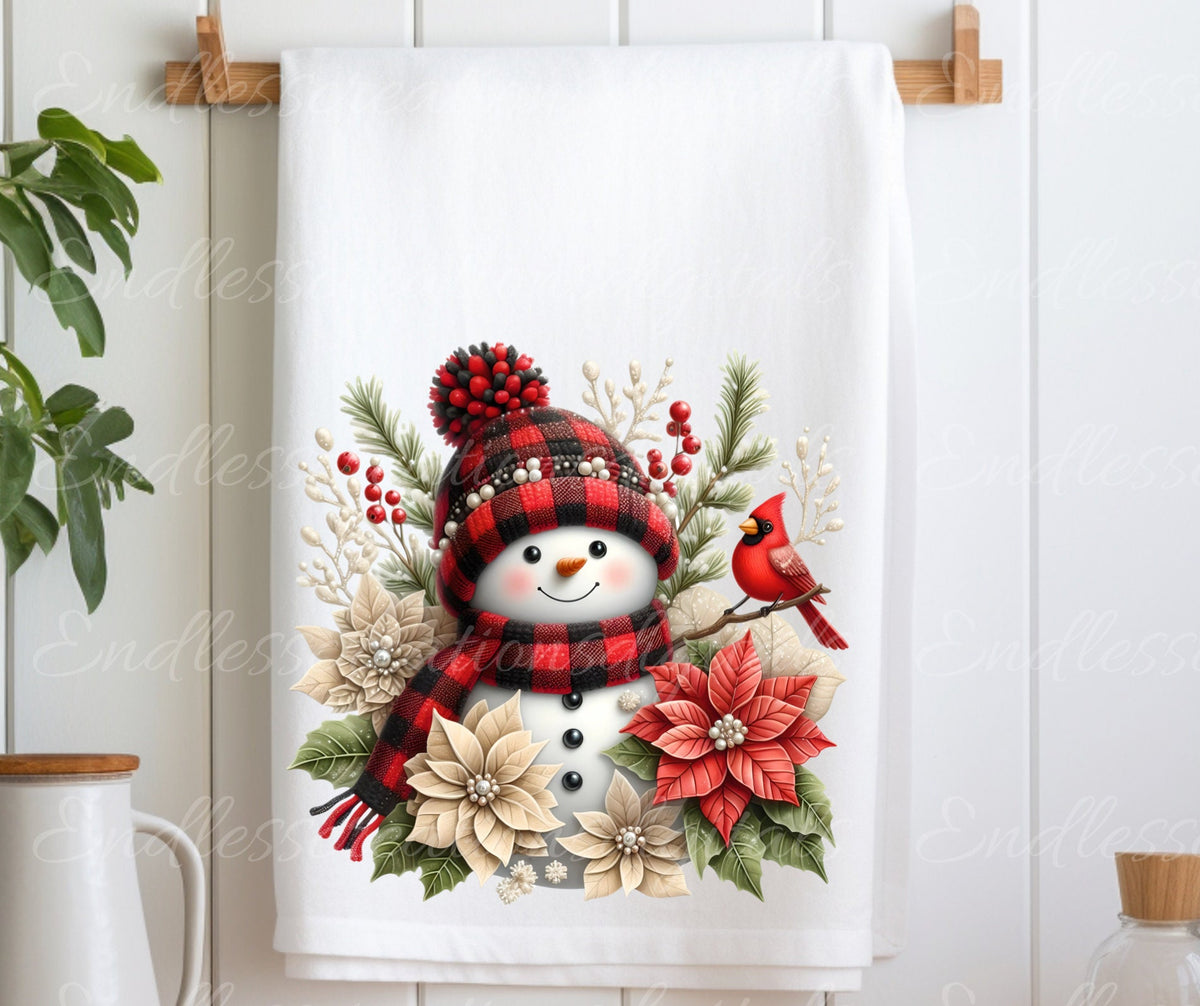 BUFFALO PLAID SNOWMAN WINTER TRANSPARENCY BUNDLE