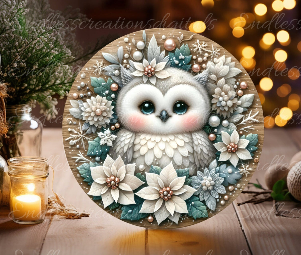 WINTER SNOW OWL