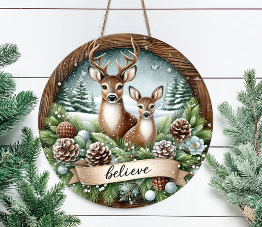 ROUND WINTER DEER