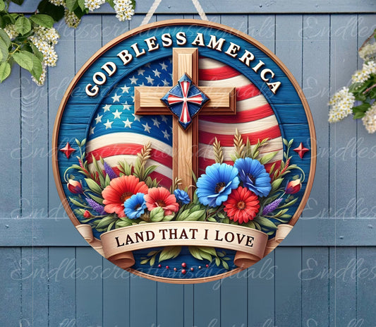 PATRIOTIC WELCOME door hanger, wreath sign png, for sublimation high resolution,