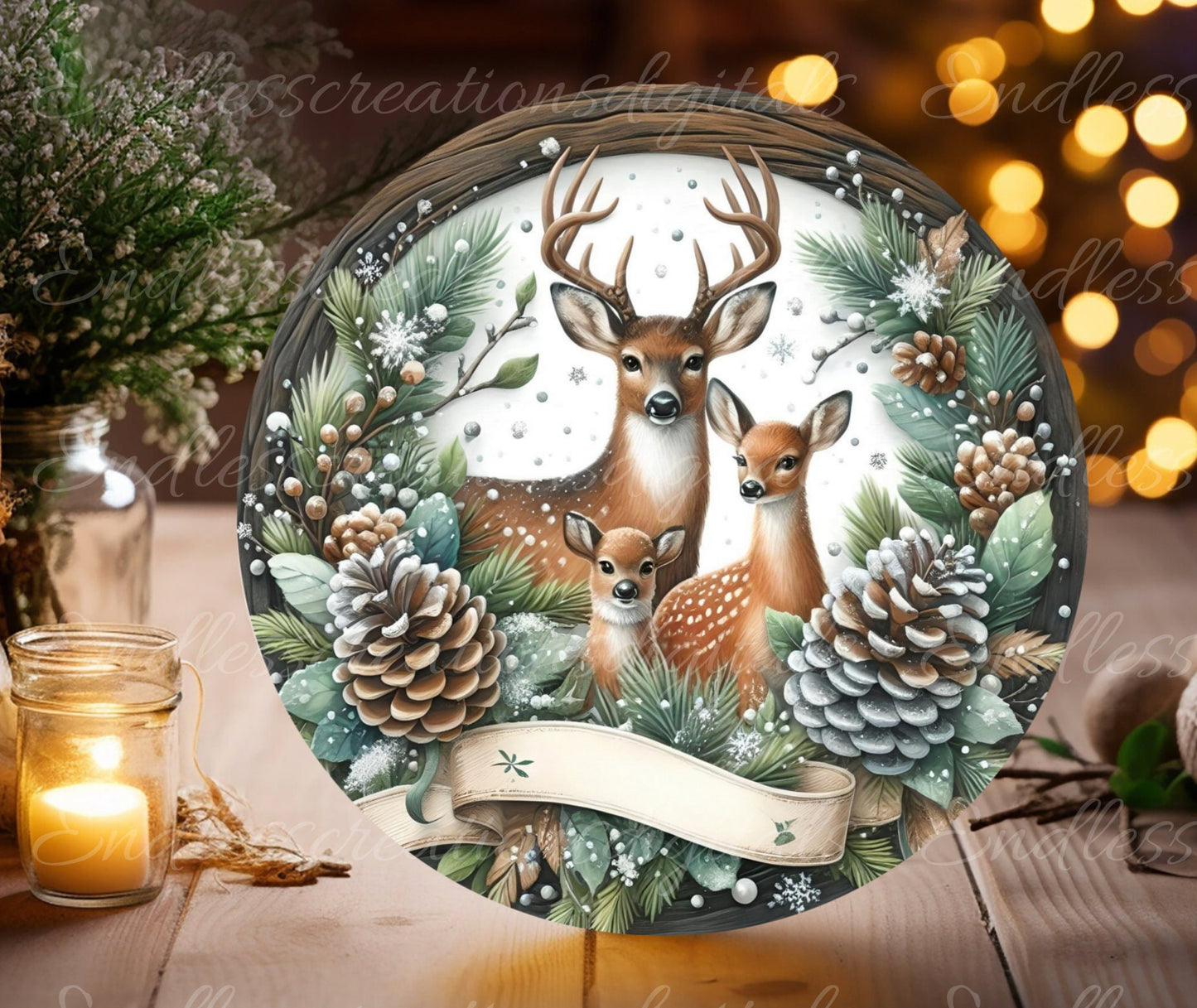 ROUND WINTER DEER