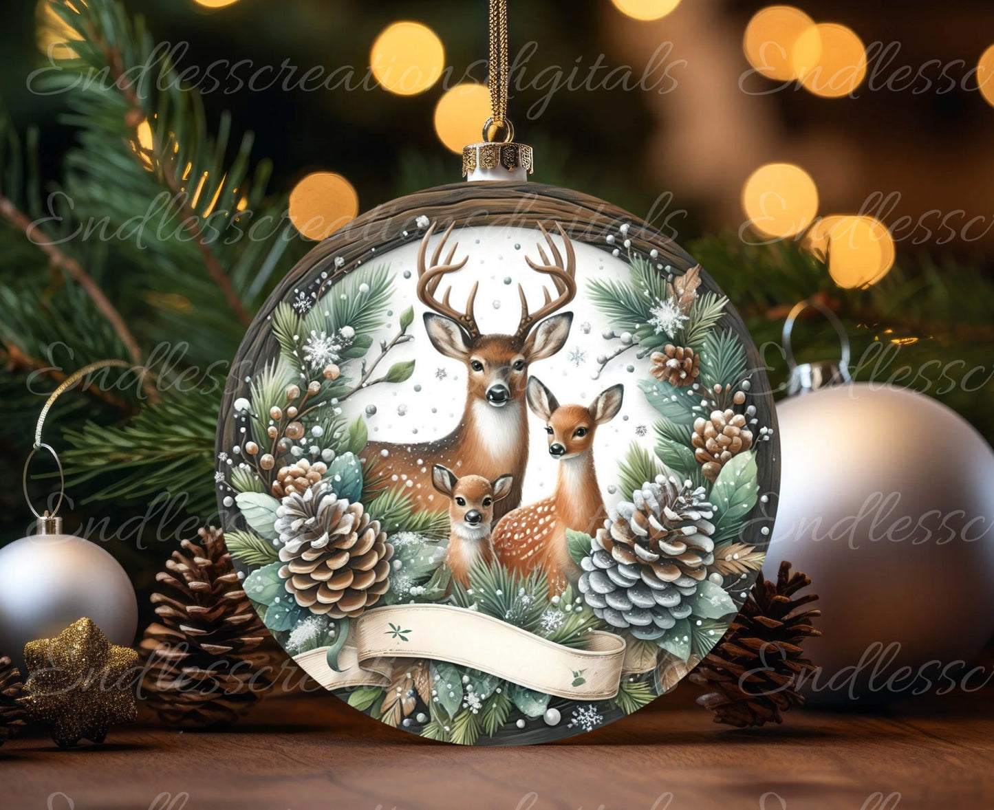 ROUND WINTER DEER