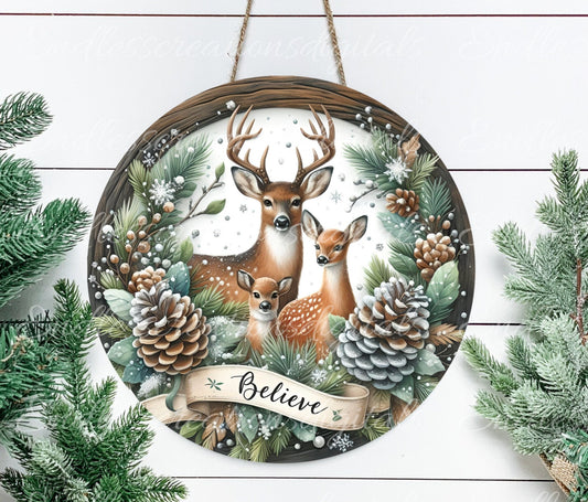 ROUND WINTER DEER
