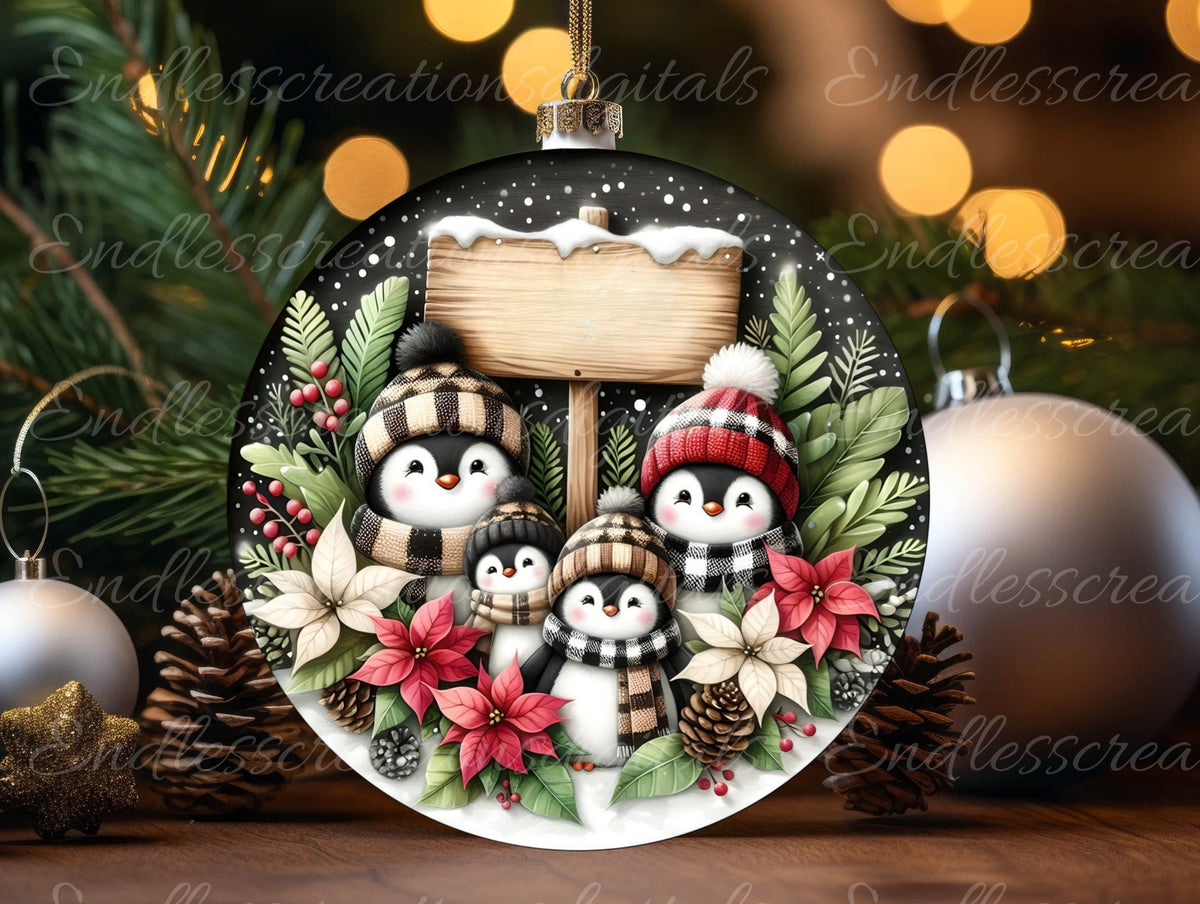 WINTER PENGUINS ROUND