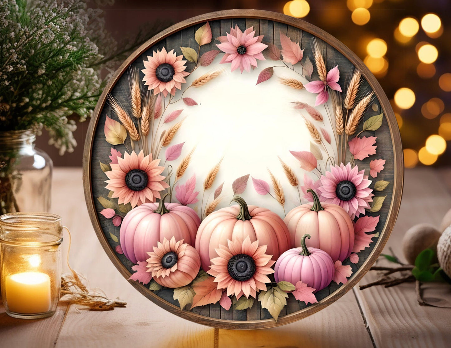 PINK FALL FAMILY GATHER