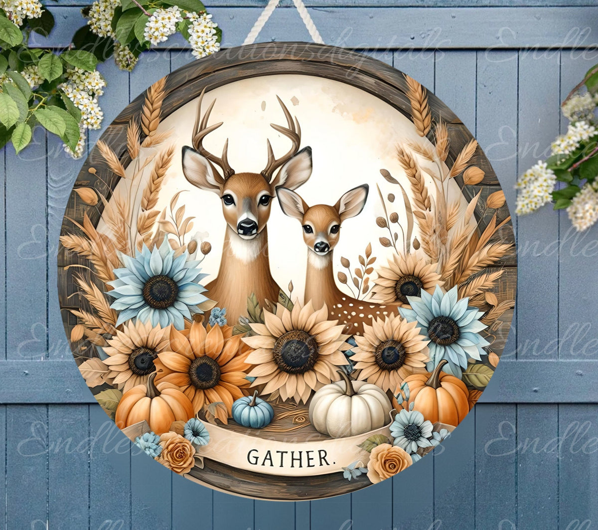 GATHER ROUND FALL DEER