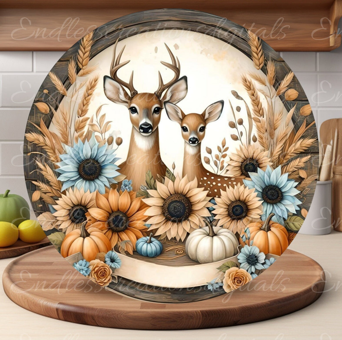 GATHER ROUND FALL DEER