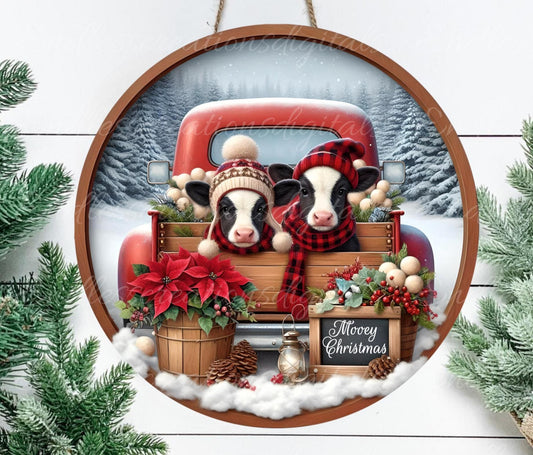 MOOEY CHRISTMAS BABY HOLSTEINS