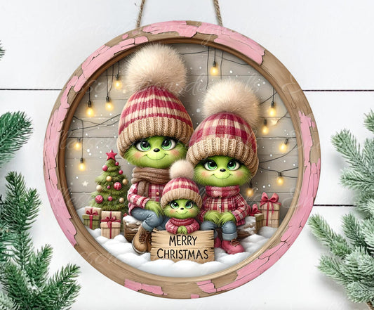 PINK GREEN MONSTERS EXCLUSIVE ROUND