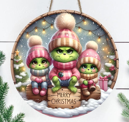 PINK GREEN MONSTERS EXCLUSIVE ROUND