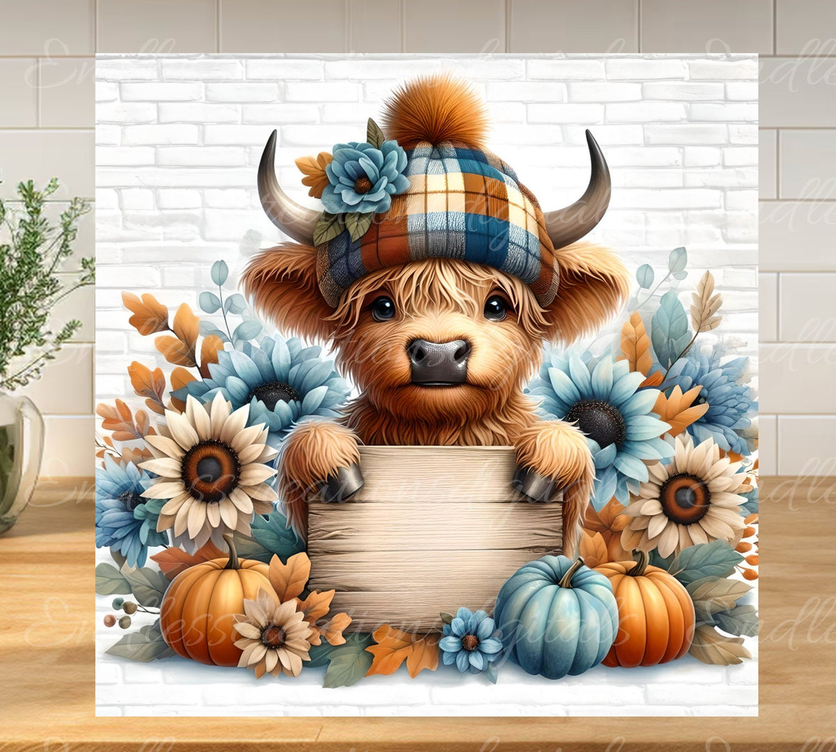 FALL HIGHLAND COW