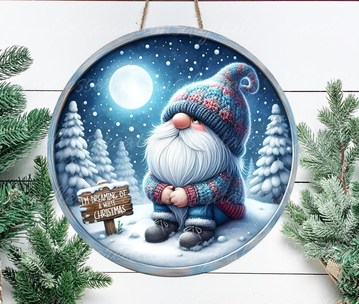 WHITE CHRISTMAS GNOME