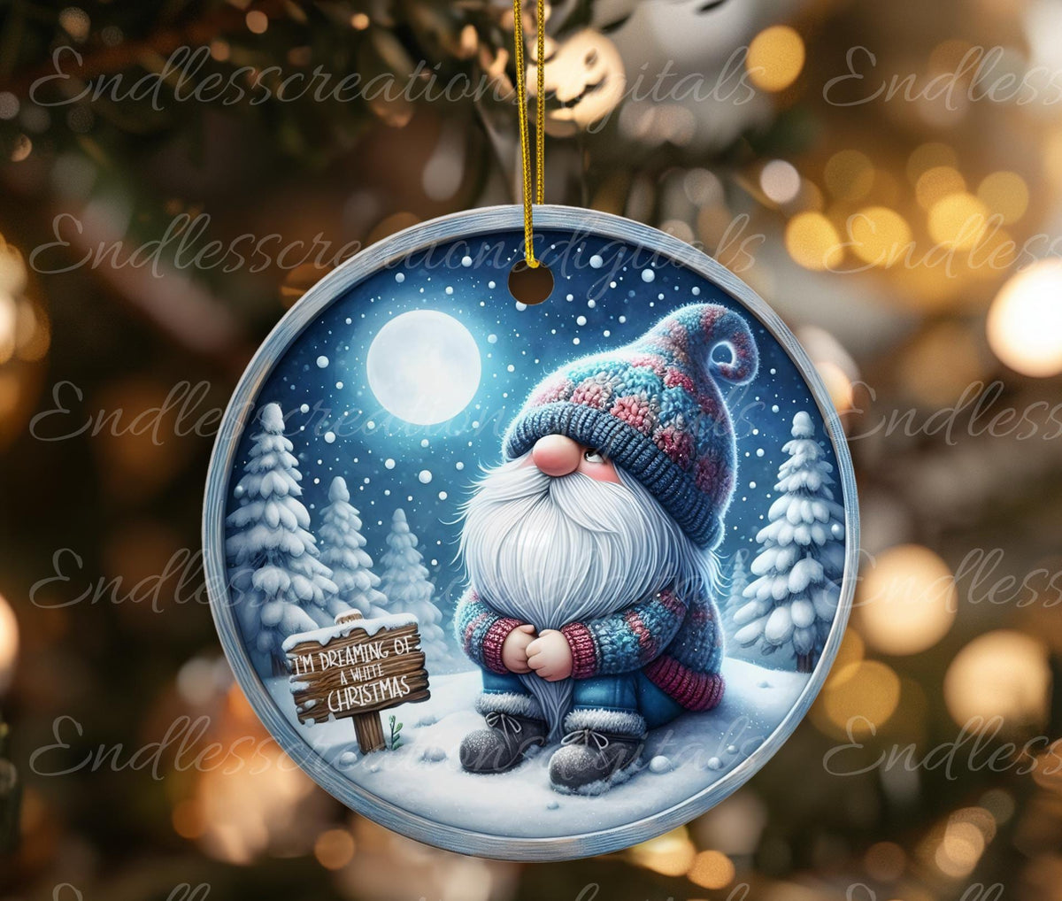 WHITE CHRISTMAS GNOME