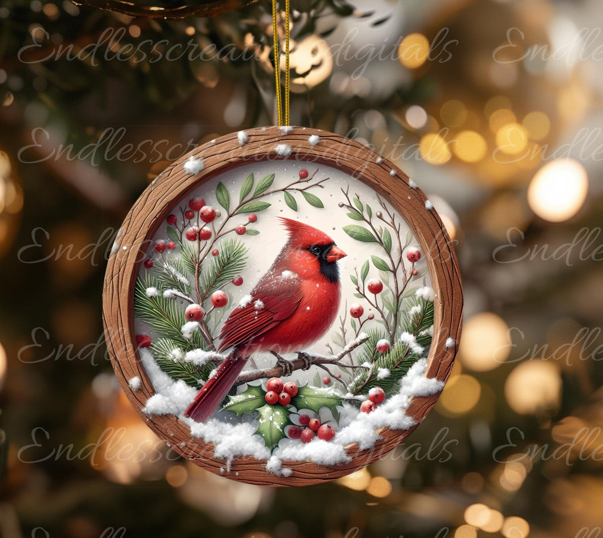 WINTER CARDINAL ROUND
