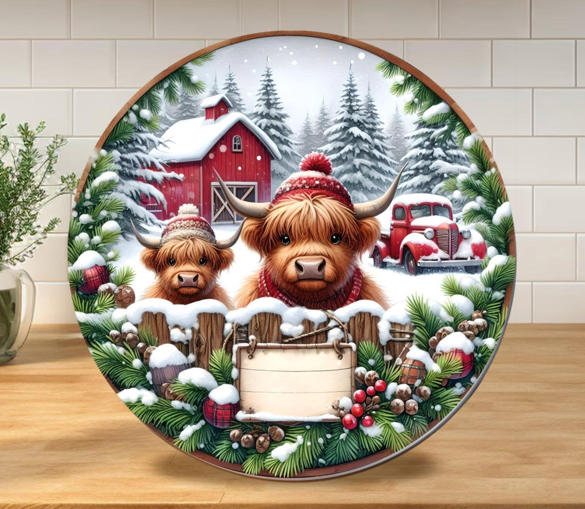 CHRISTMAS HIGHLAND COWS