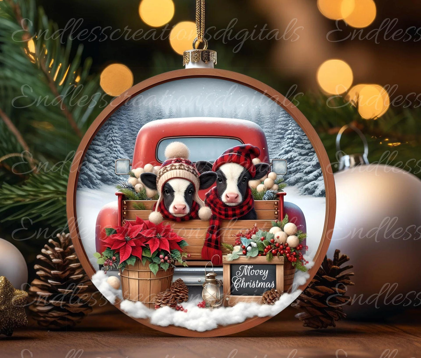 MOOEY CHRISTMAS BABY HOLSTEINS