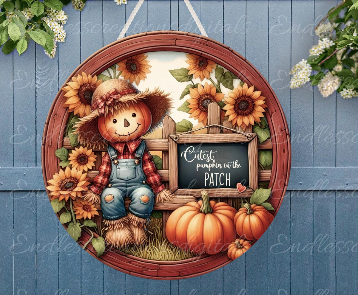 CUTEST PUMPKIN FALL SCARECROW