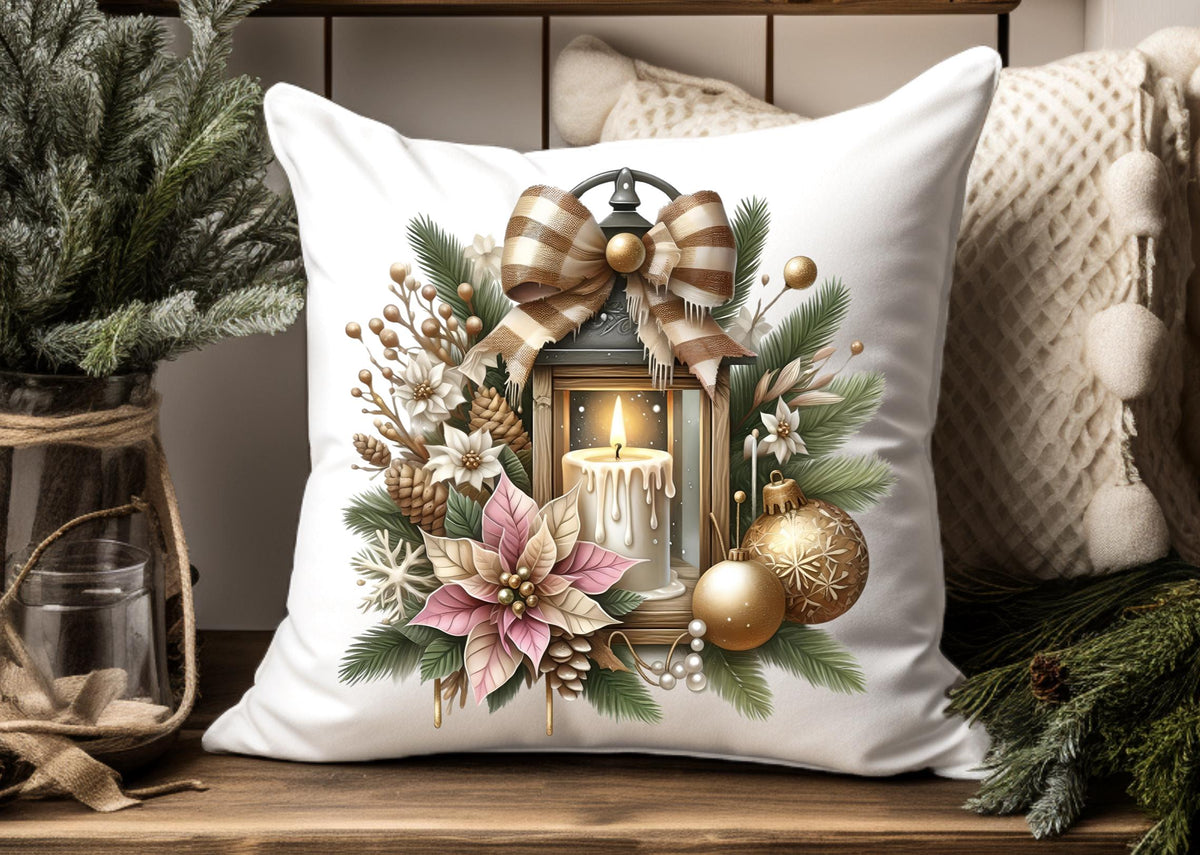 WINTER LANTERNS PILLOW TRANSPARENCIES