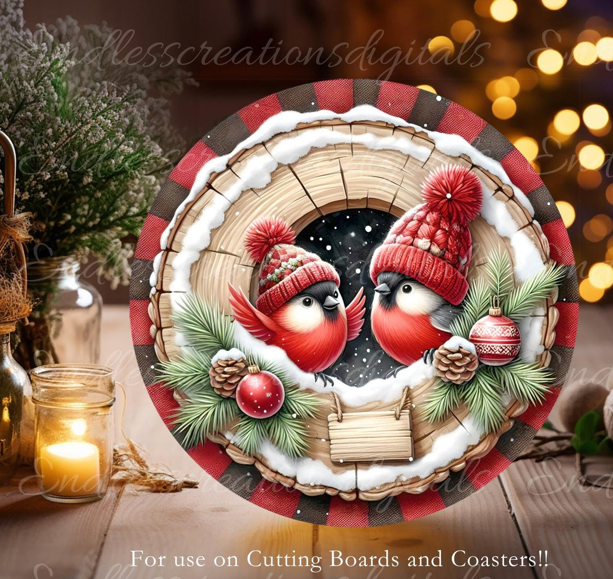CARDINAL COUPLE WINTER