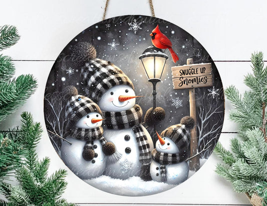 SNOWMAN CARDINAL WINTER
