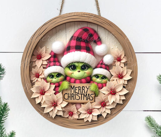 PINK GREEN MONSTERS EXCLUSIVE ROUND
