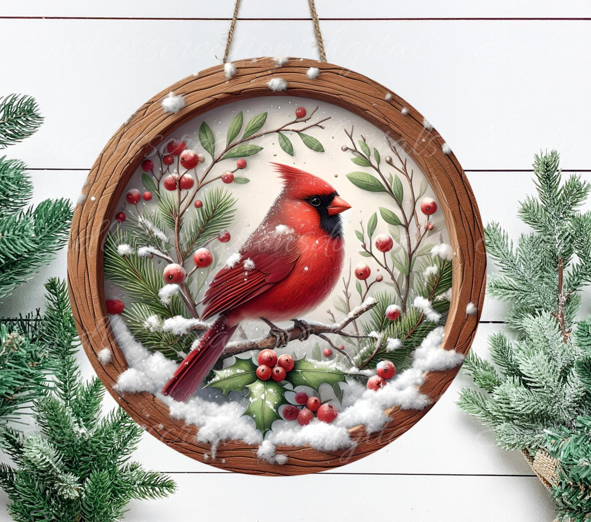 WINTER CARDINAL ROUND