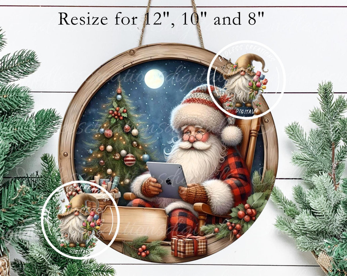 SANTA I CAN Explain CHRISTMAS ORNAMENT/GIFT TAG