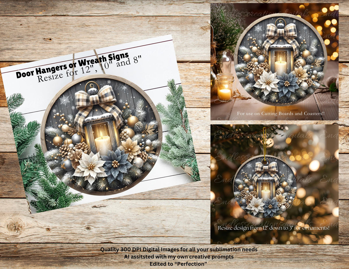 CANDLE LANTERN CHRISTMAS