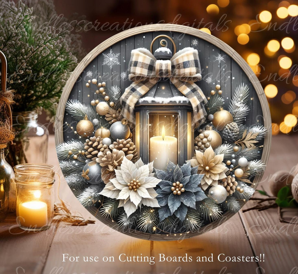 CANDLE LANTERN CHRISTMAS
