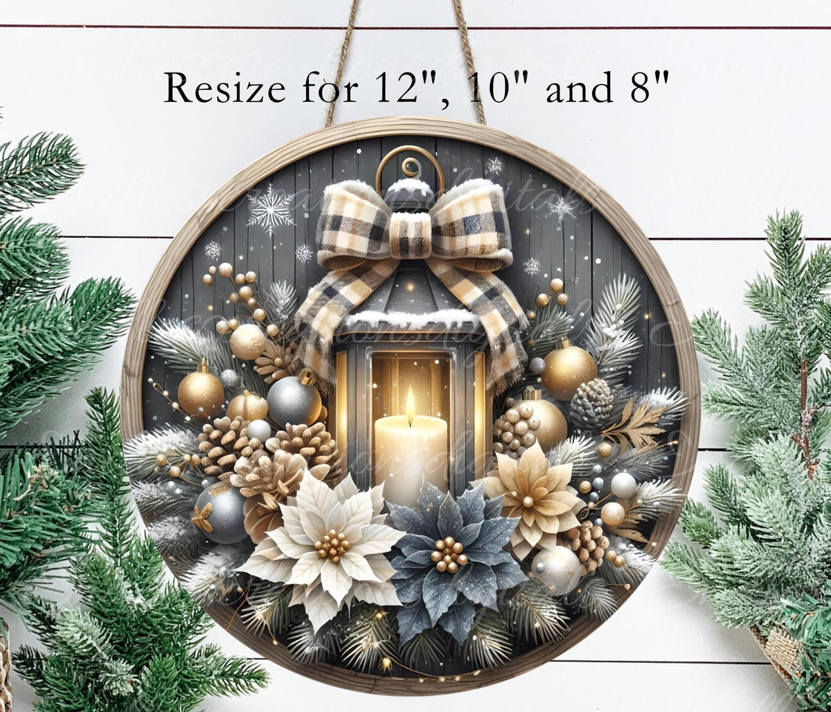 CANDLE LANTERN CHRISTMAS