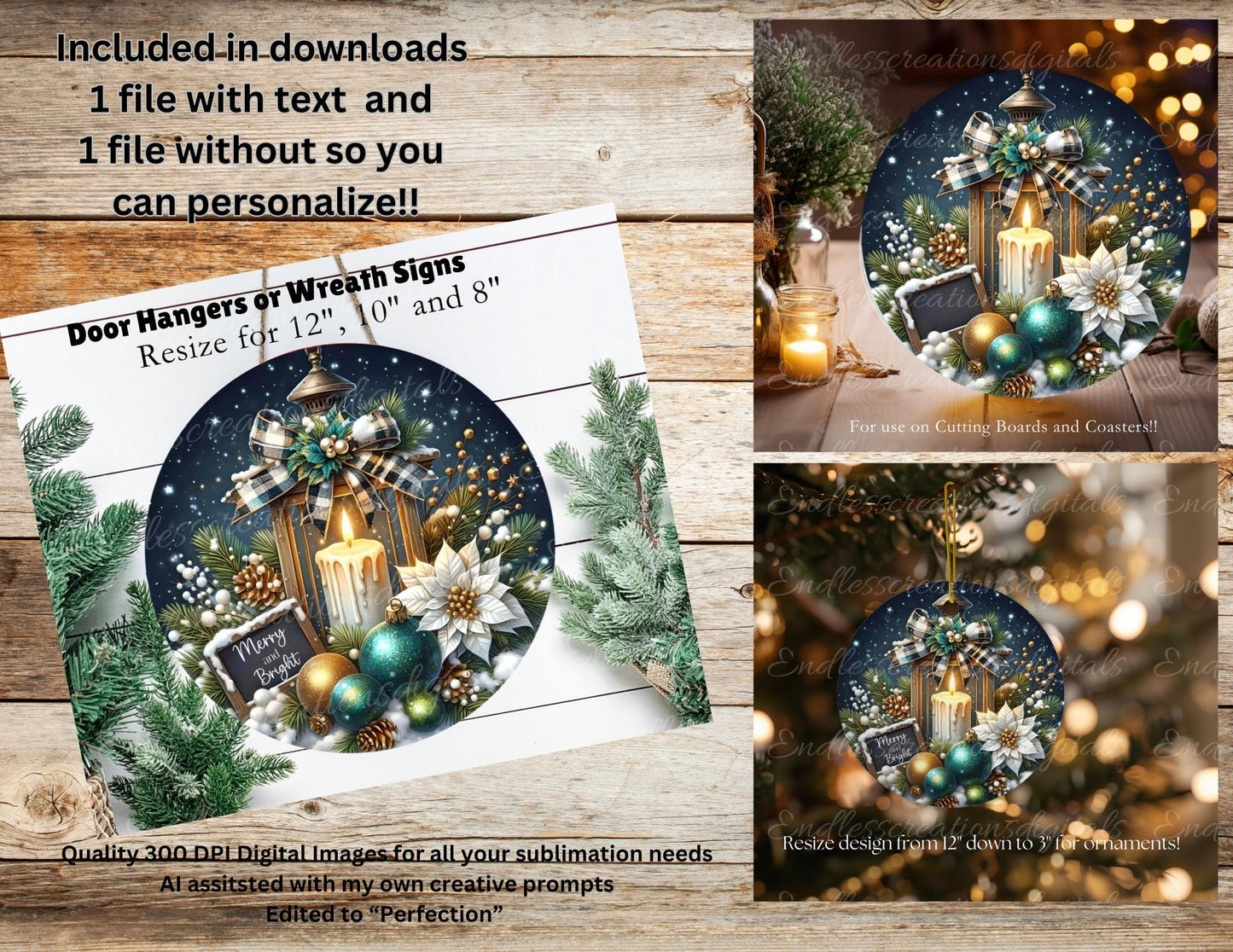 EMERALD CANDLE CHRISTMAS