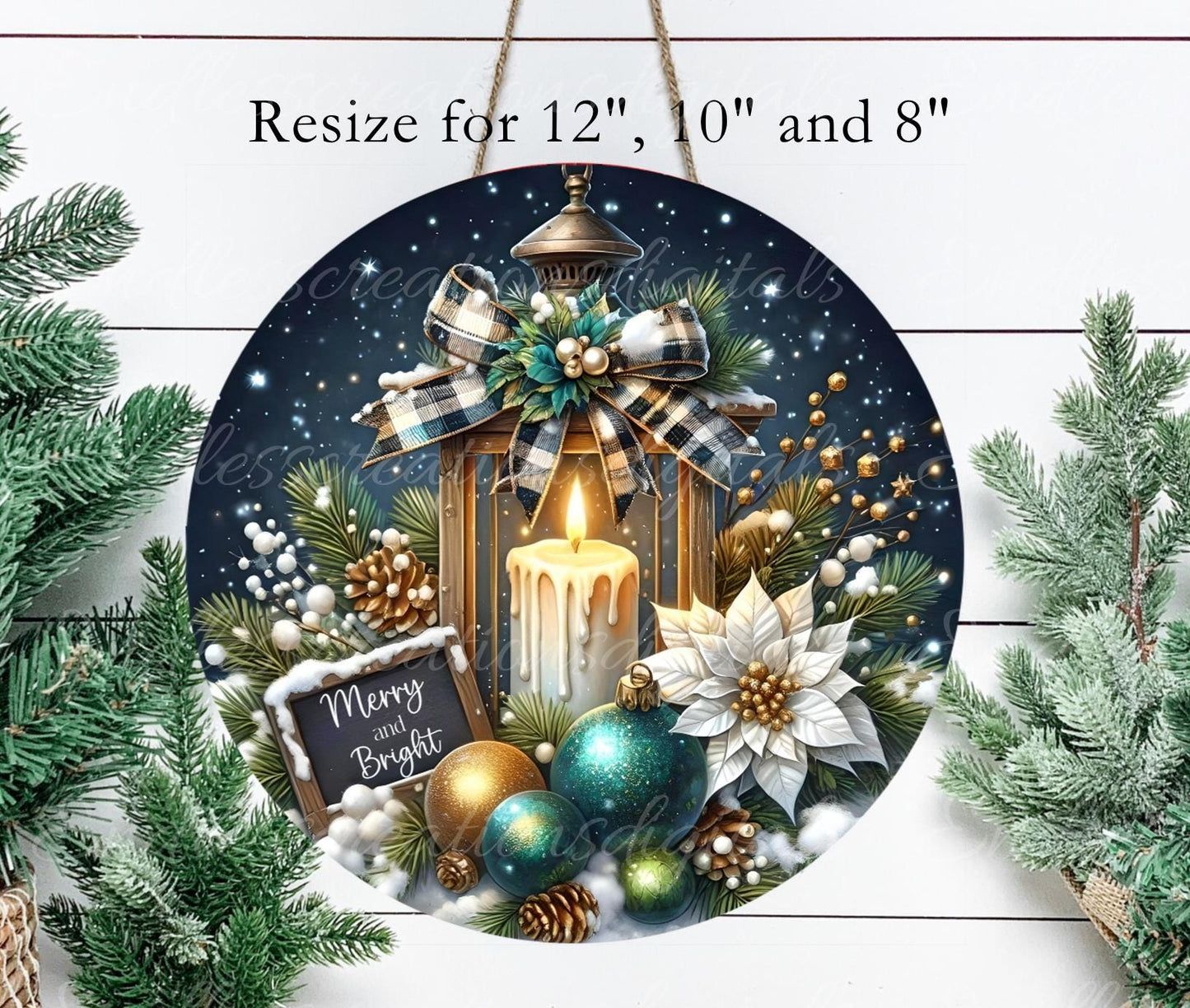 EMERALD CANDLE CHRISTMAS