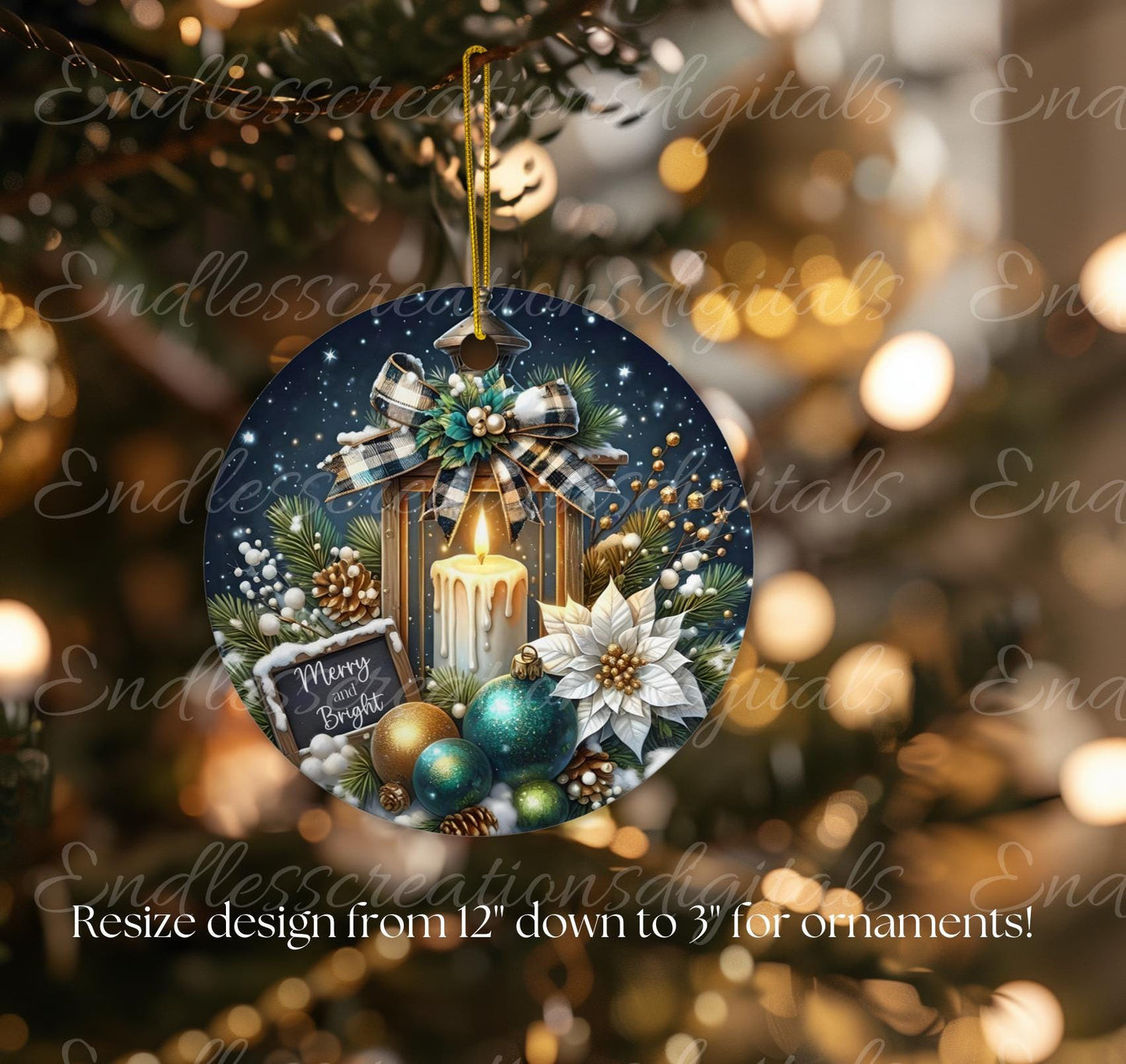 EMERALD CANDLE CHRISTMAS