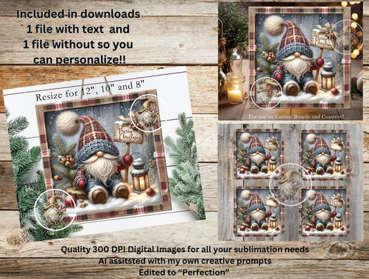 SQUARE WINTER GNOME