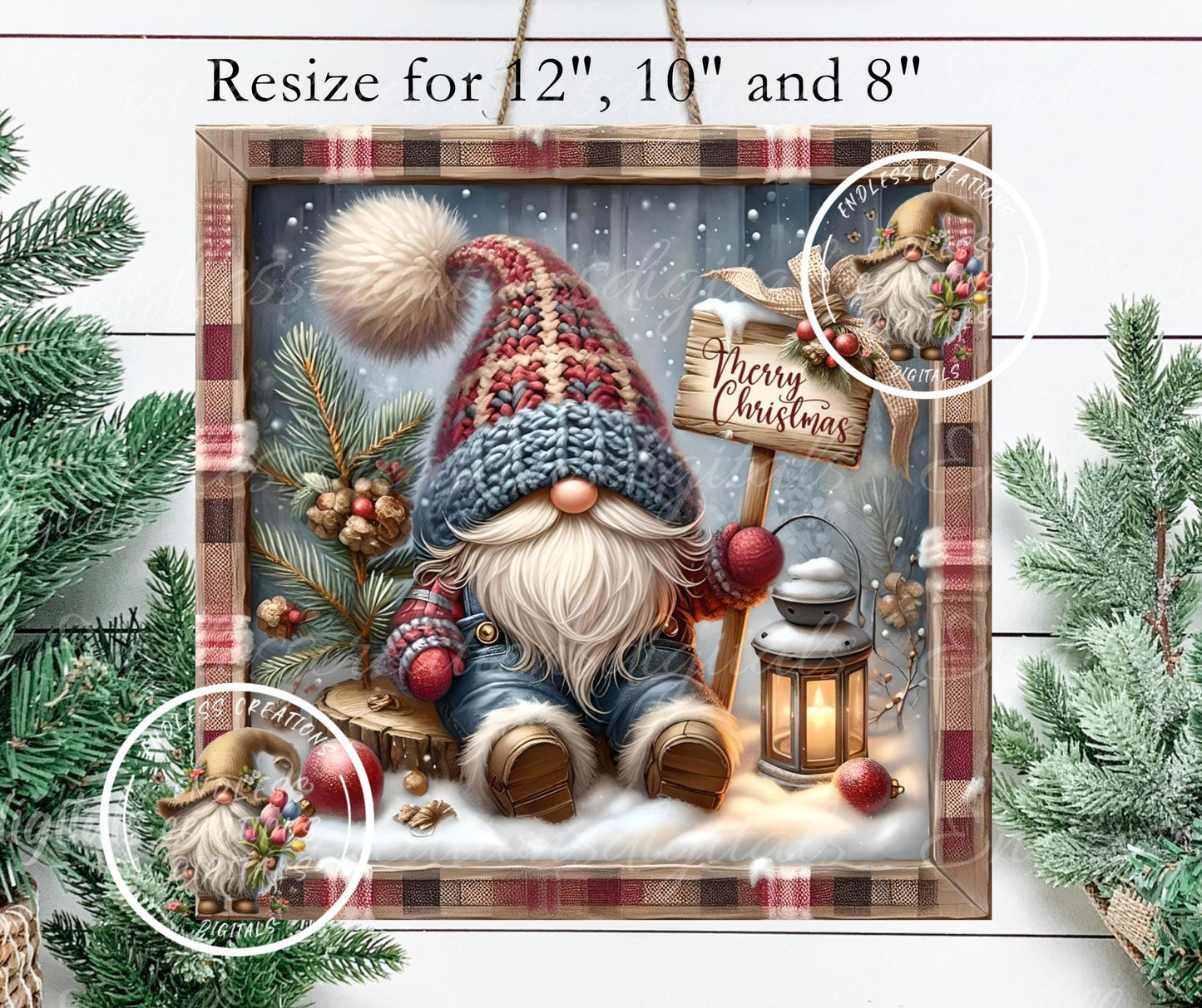 SQUARE WINTER GNOME