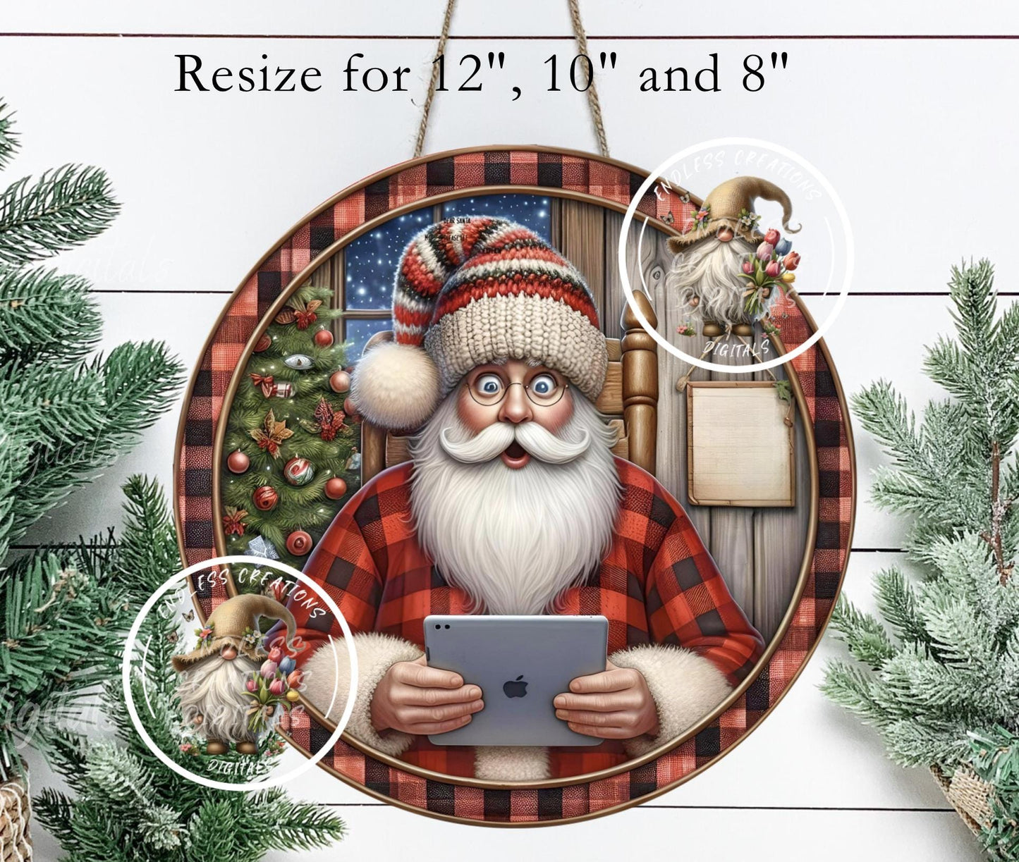 DEAR SANTA SORRY F-Bomb CHRISTMAS ORNAMENT/GIFT TAG