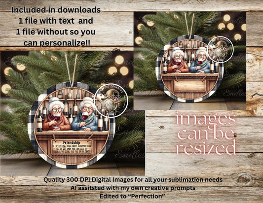 FRIENDSHIP PEE PANTS ORNAMENT/GIFT TAG