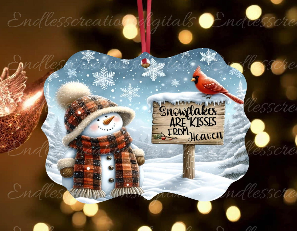 KISSES FROM HEAVEN CHRISTMAS ORNAMENT