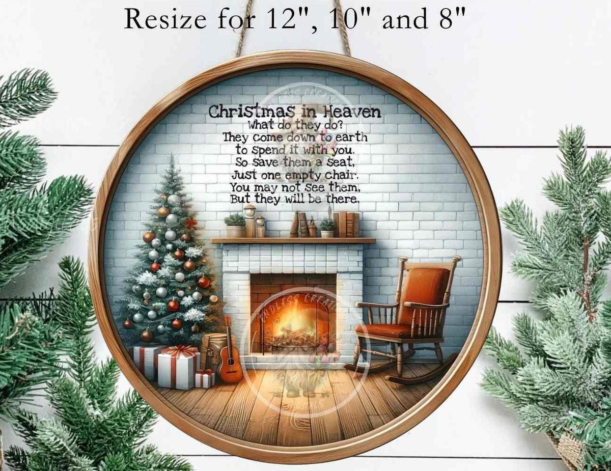 CHRISTMAS IN HEAVEN  ORNAMENT/GIFT TAG