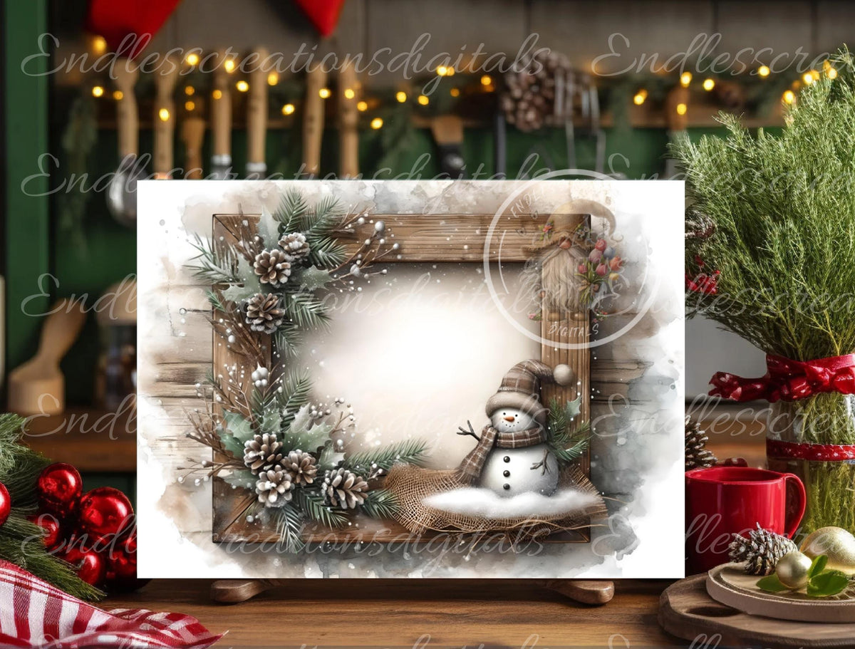 FROSTY'S CAFE WINTER RECTANGLE/TIN