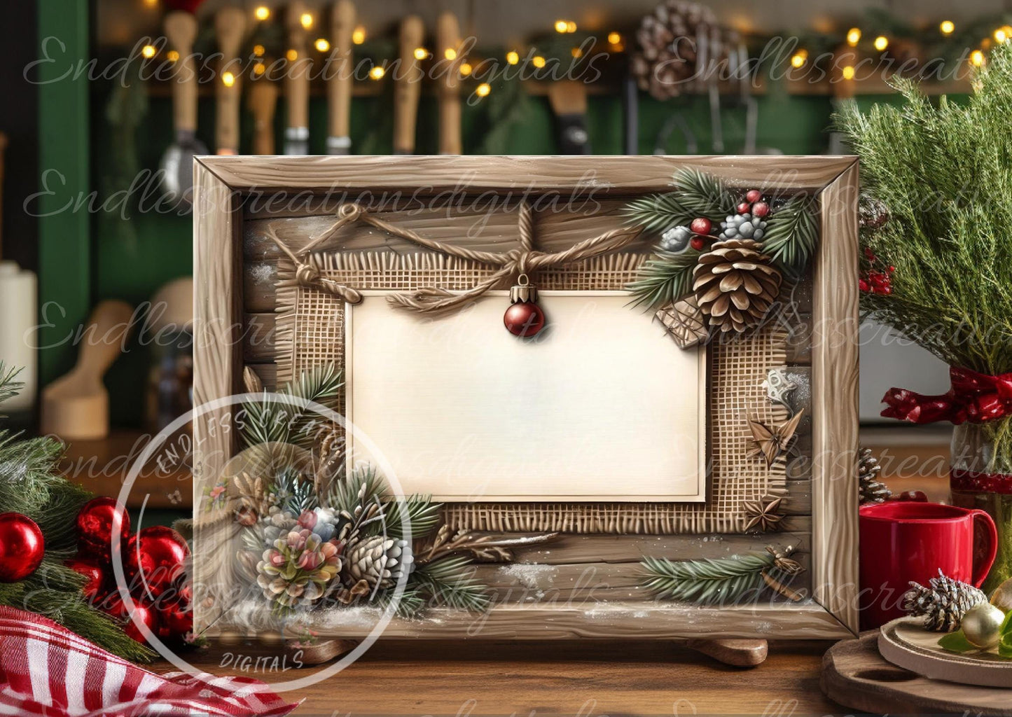 MERRY CHRISTMAS RECTANGLE