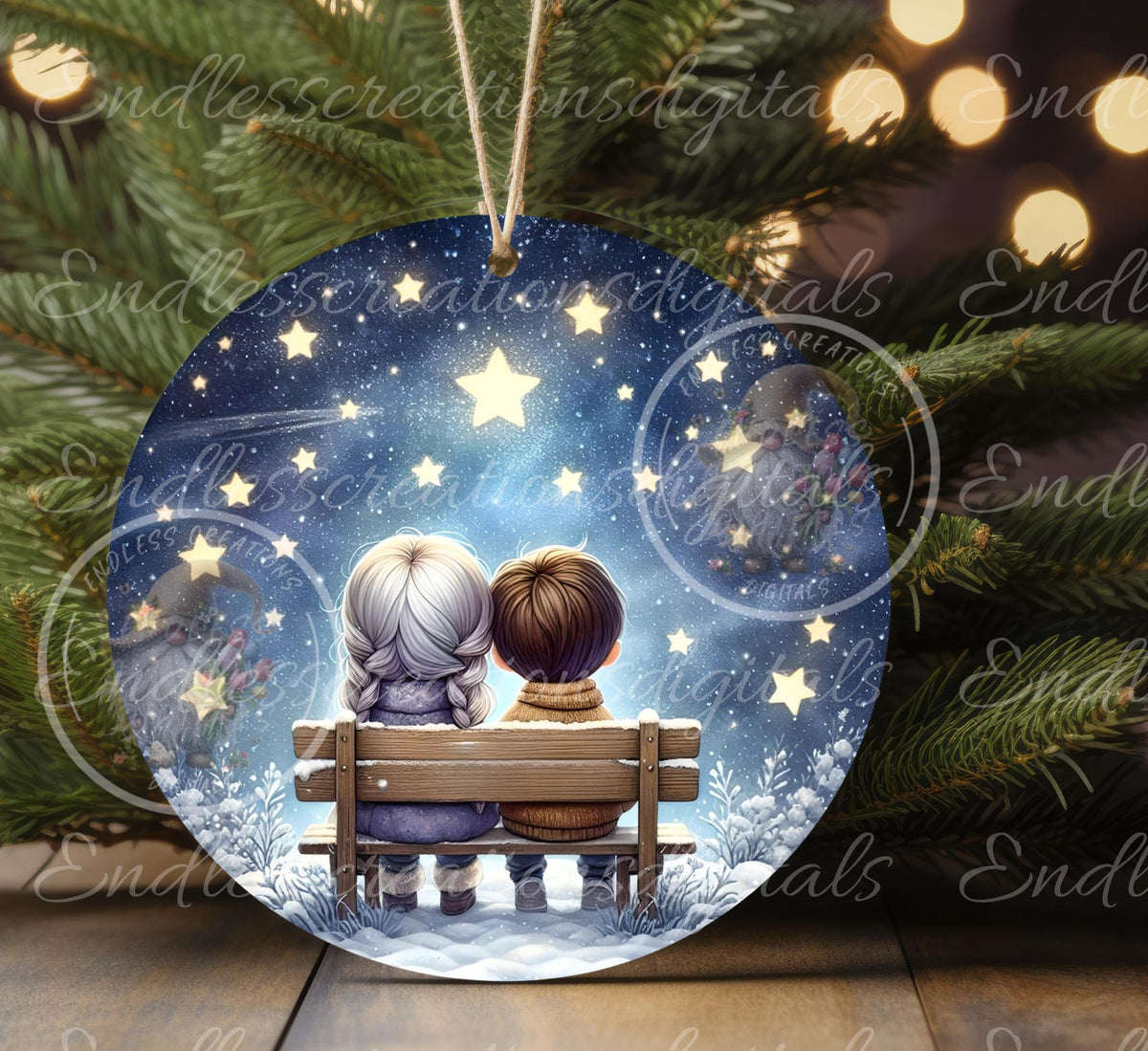 BROTHER/SISTER BEST FRIENDS ORNAMENT