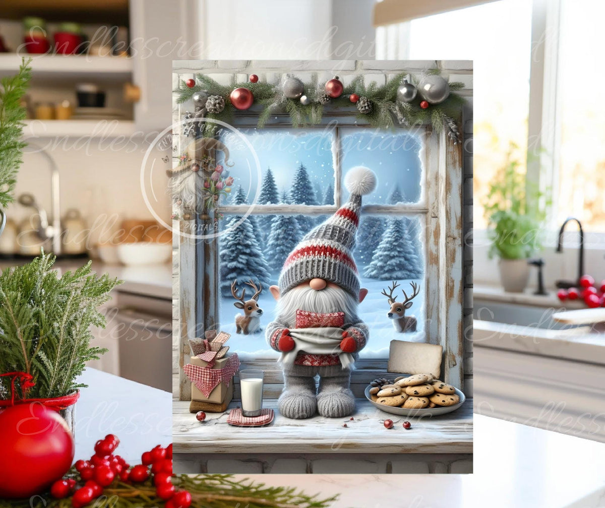 COOKIES FOR SANTA CHRISTMAS RECTANGLE/TINS