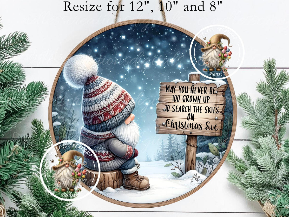 SEARCH THE SKIES CHRISTMAS ORNAMENT/GIFT TAG