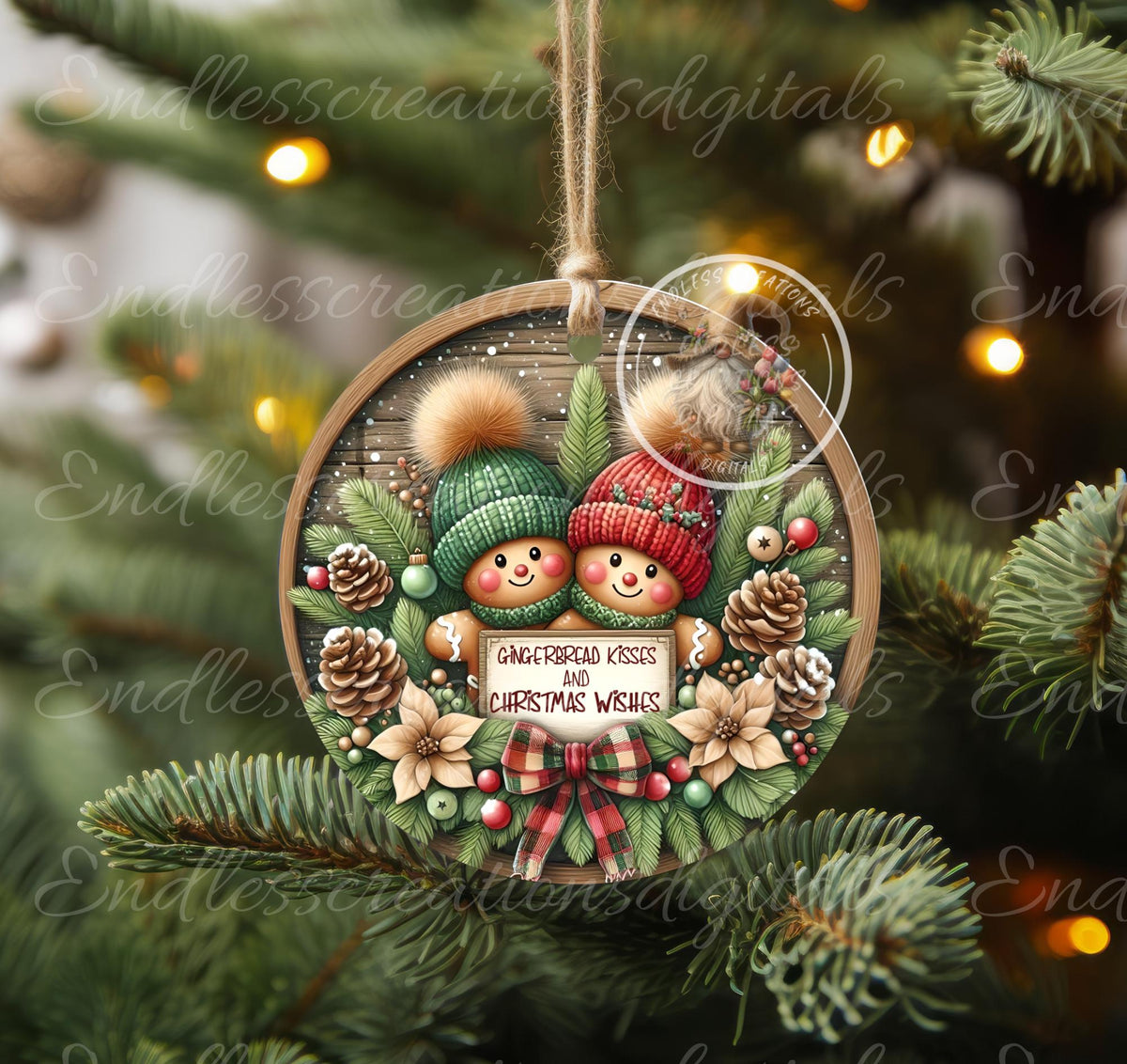GINGERBREAD COUPLE CHRISTMAS