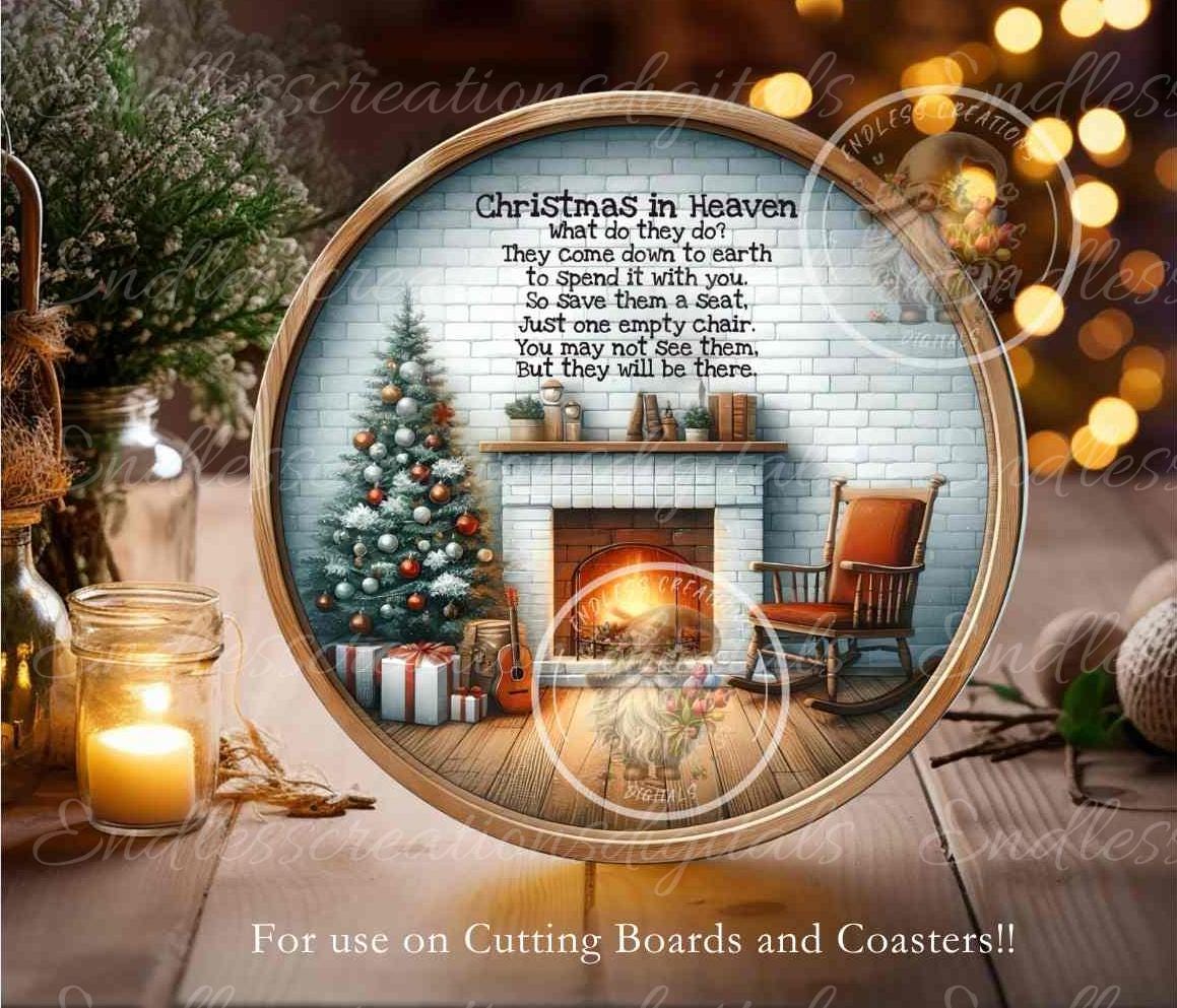 CHRISTMAS IN HEAVEN  ORNAMENT/GIFT TAG