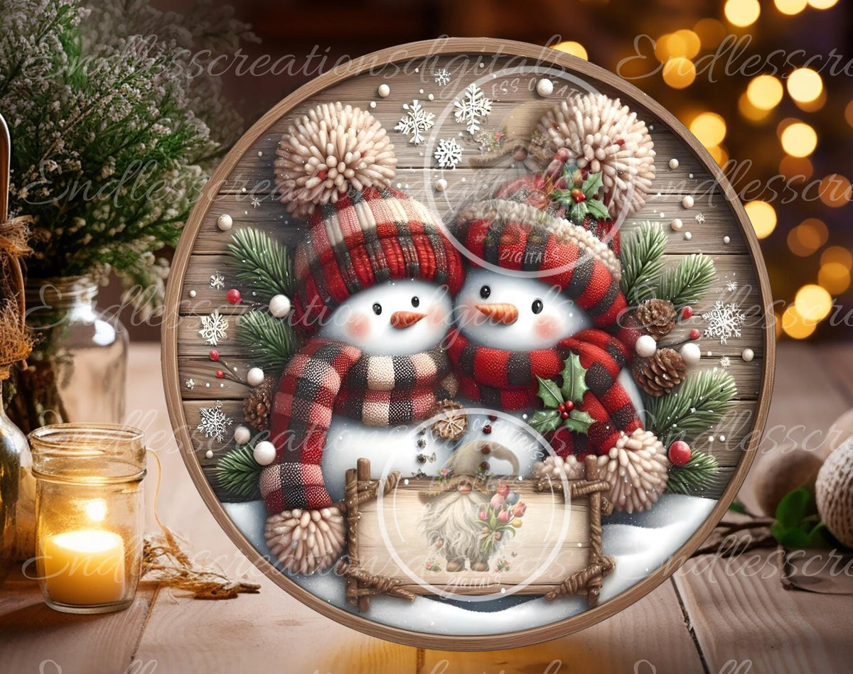 MISTLETOE KISSES WINTER ORNAMENT/GIFT TAG