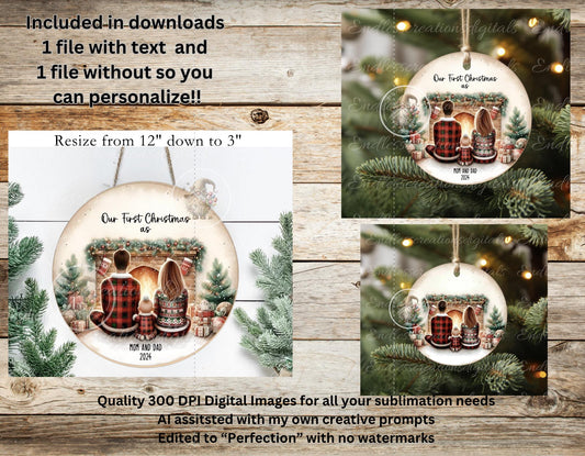 PARENTS FIRST CHRISTMAS ORNAMENT