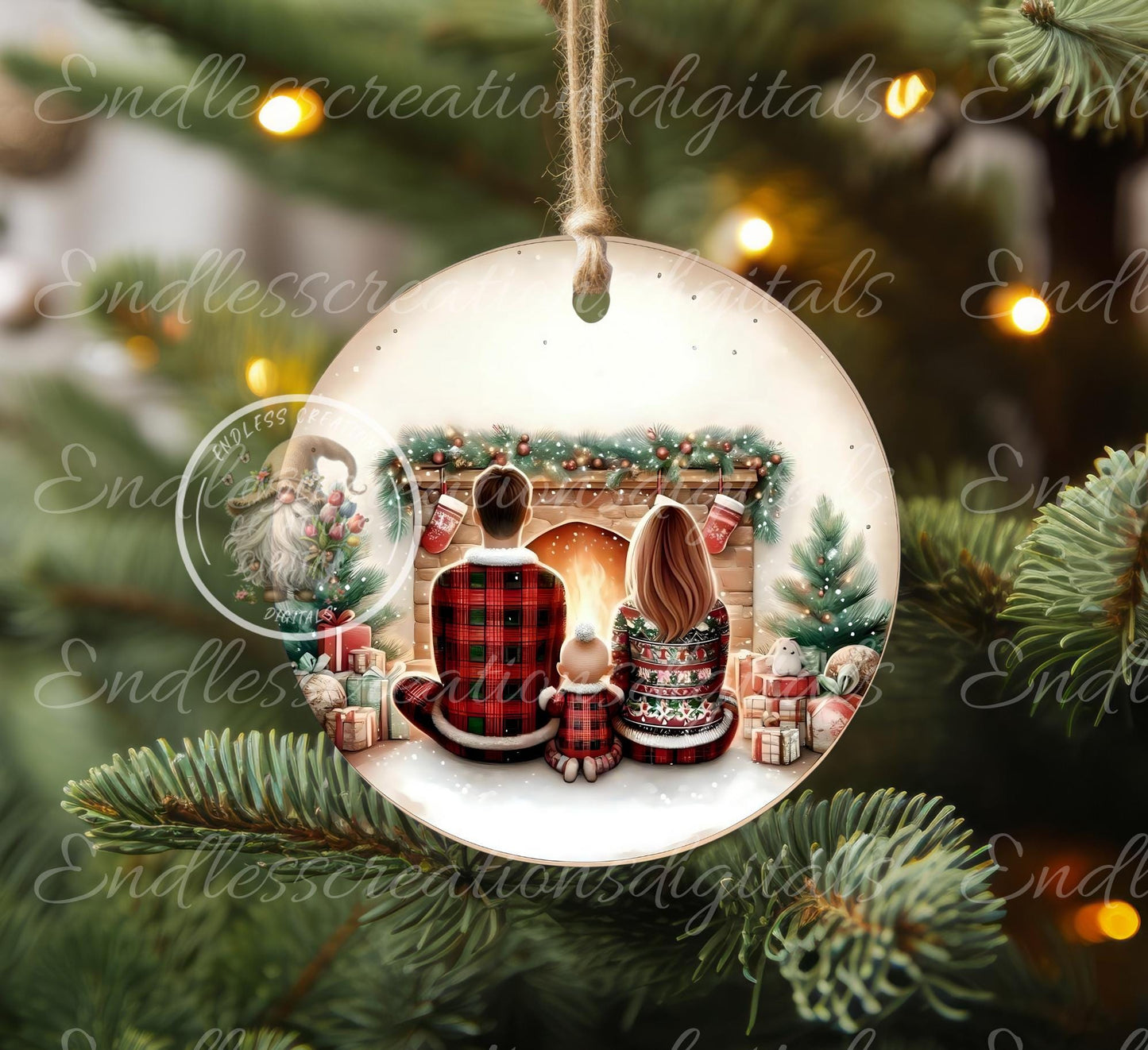 PARENTS FIRST CHRISTMAS ORNAMENT/GIFT TAG