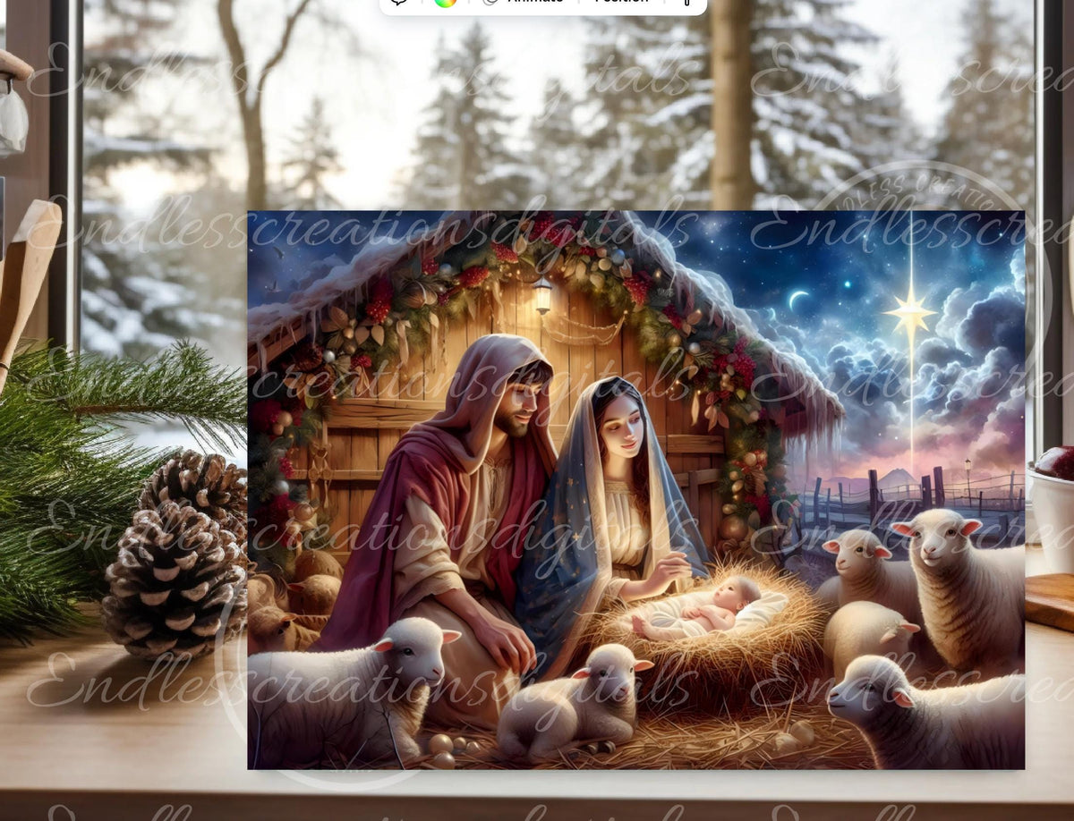 NATIVITY SCENE CHRISTMAS